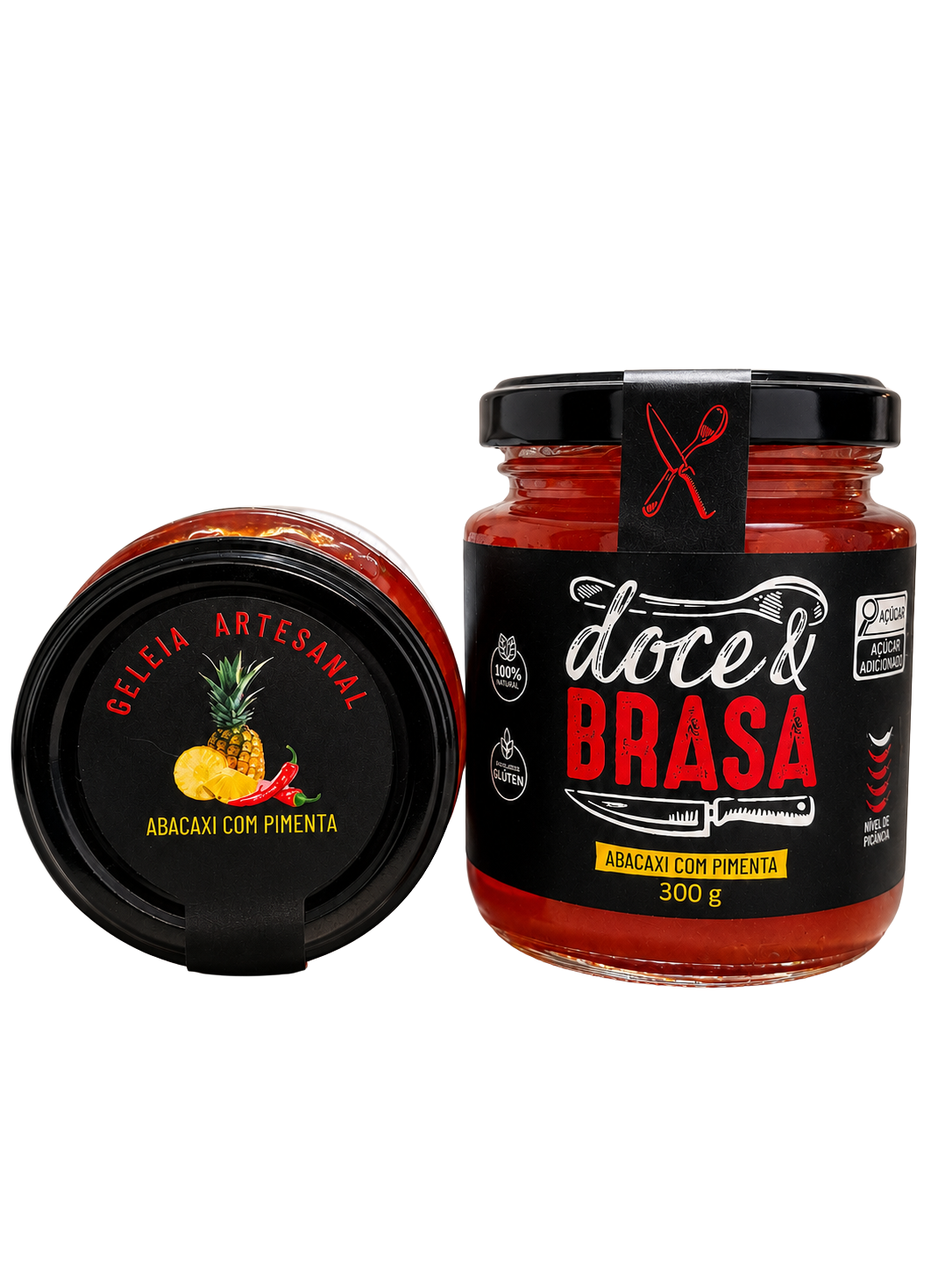 Geleia Abacaxi com Pimenta
